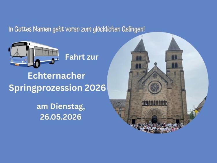 Echternacher Springprozession 2026