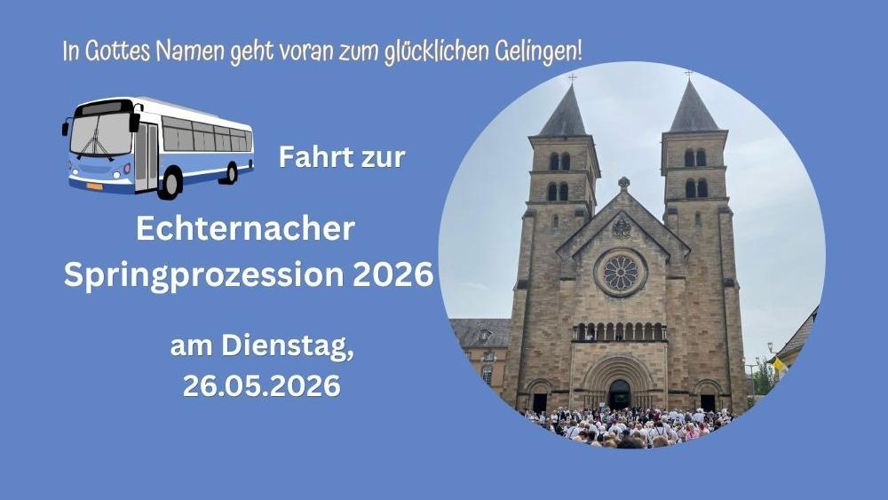 Echternacher Springprozession 2026