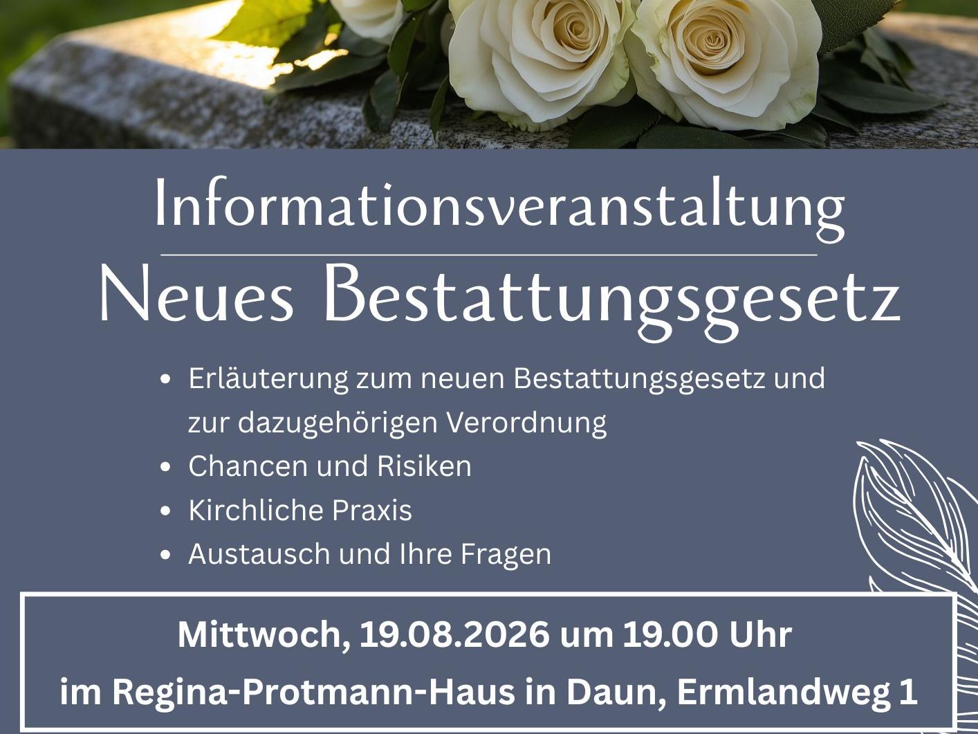Flyer Infoveranstaltung Daun