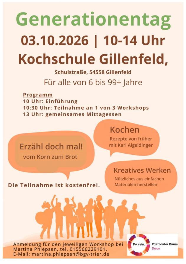 Generationentag-Titelplakat