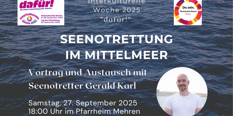 Homepage Seenotrettung im Mittelmeer Vortrag von Gerald Karl