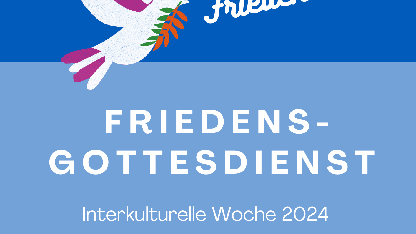 Plakat Friedensgottesdienst “Schaffe Frieden!”