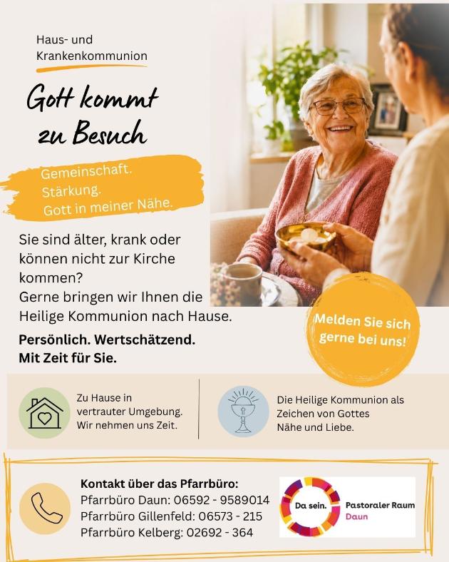 Plakat Krankenkommunion