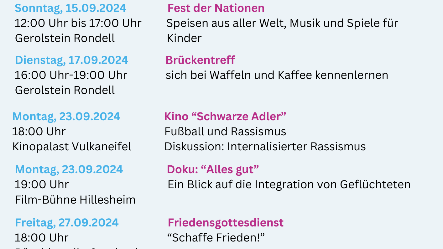 Programm-Plakat IKW Vulkaneifel