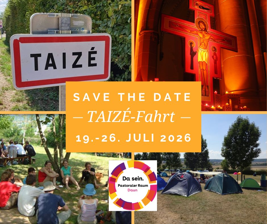 Save the Date Taizé 2026