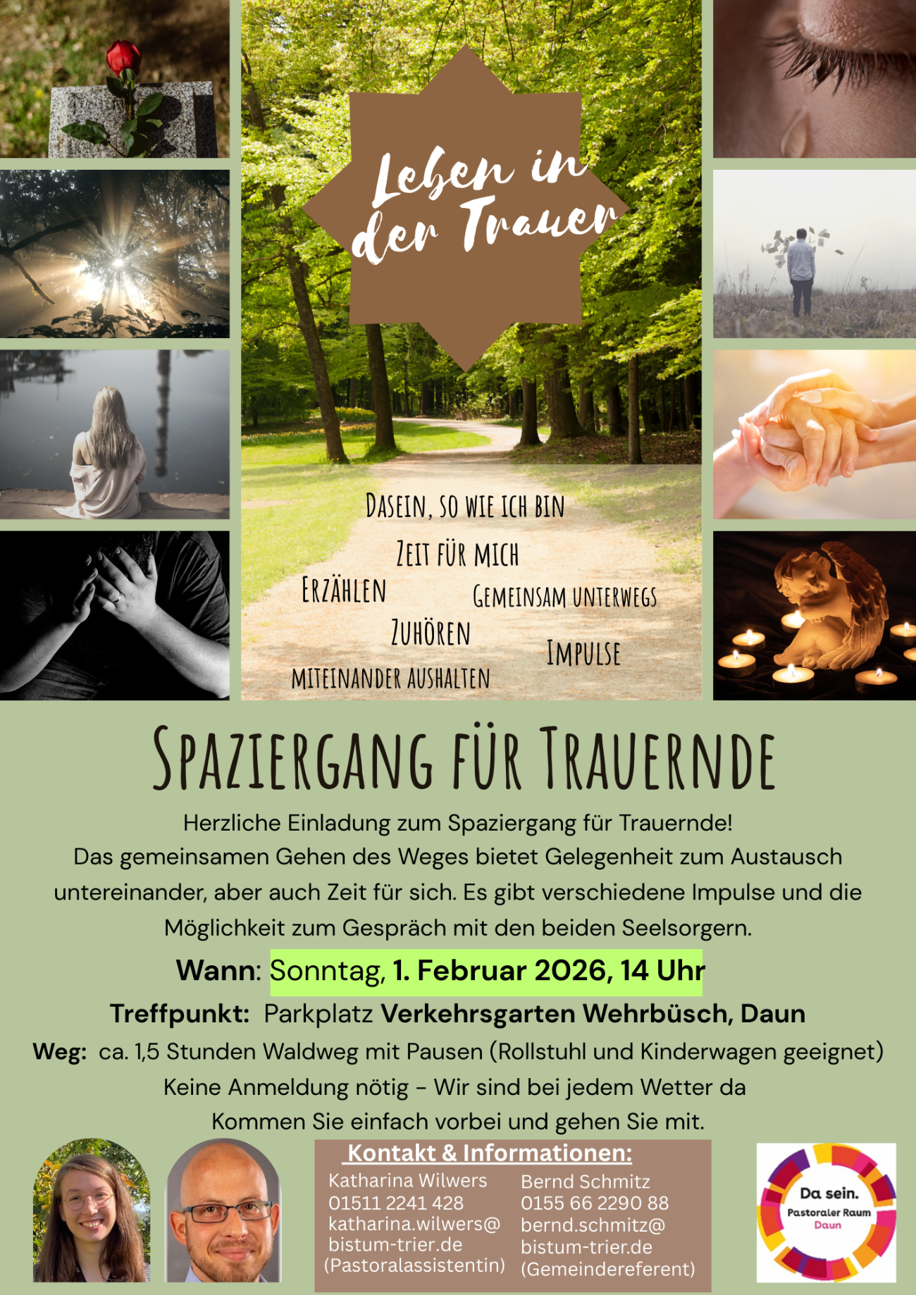 Trauerspaziergang - Leben in der Trauer - 1.2.26 (c) Katharina Wilwers Trauerspaziergang - Leben in der Trauer - 1.2.26